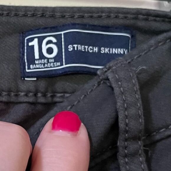 GAP Stretch Skinny Gray Women’s Size 16 QLP11225 - Picture 4 of 6